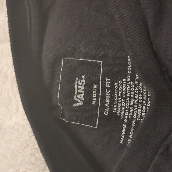 Vans mens off the wall rose long sleeve shirt - Picture 5 of 5